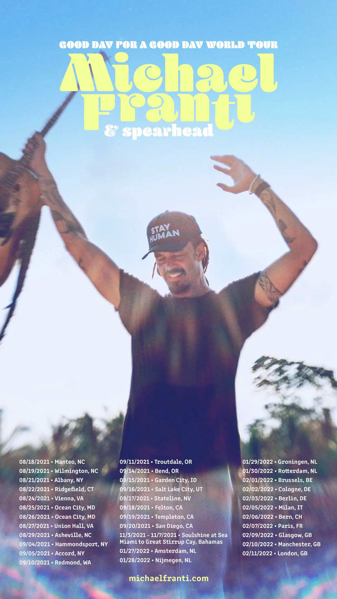 Michael Franti And Spearhead Announce Good Day For A Good Day World Tour Nys Music Michael Franti And Spearhead Announce Good Day For A Good Day World Tour Nys Music