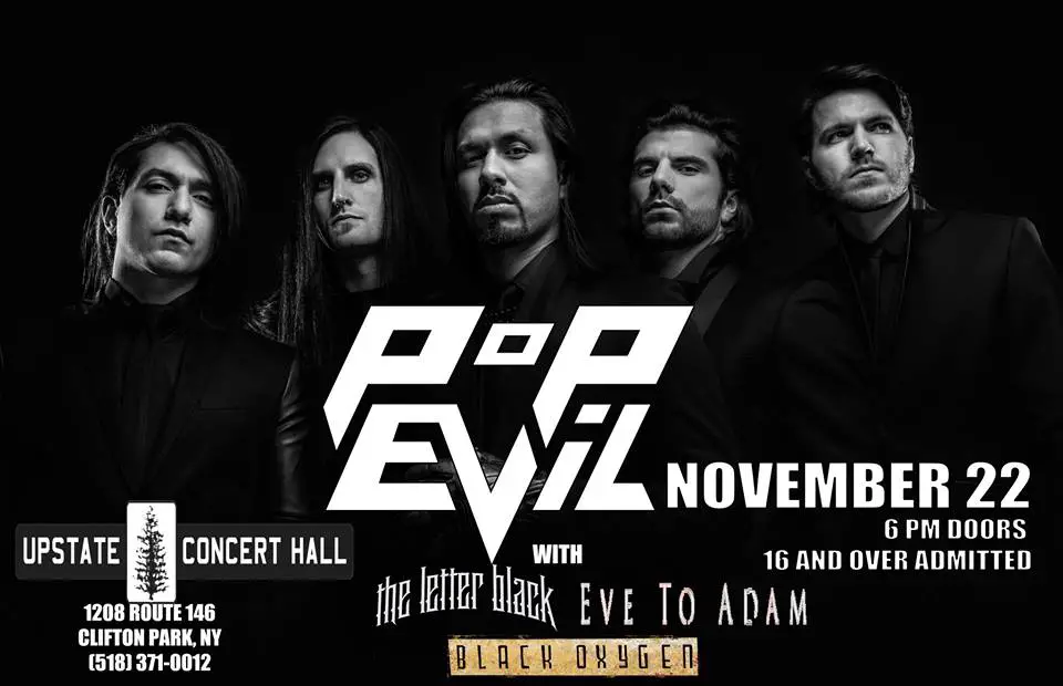 Pop Evil Fall 2013 Flier