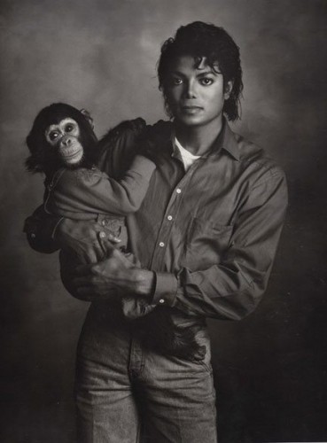 Michael Jackson Photo by Kenny Rogers Featured in Your Friends and Mine