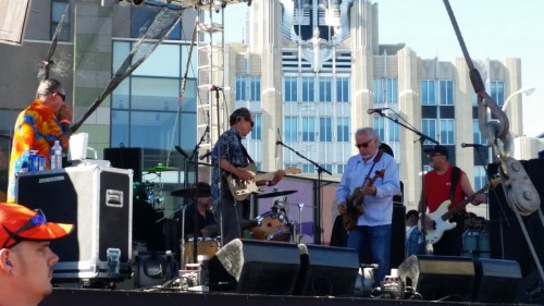 Steady Rollin' Bob Margolin and The Nighthawks performing  at 2015 Taste of Syracuse Festival
