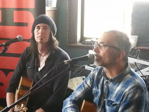 Everclear's acoustic performance on K-Rock from the 1888 Tavern at Saranac - Photo courtesy of Patrick Curley