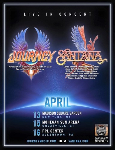 Journey and Santana Flyer
