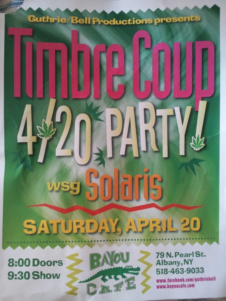 timbre coup 4/20 albany