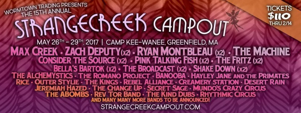 StrangeCreek Initial Lineup