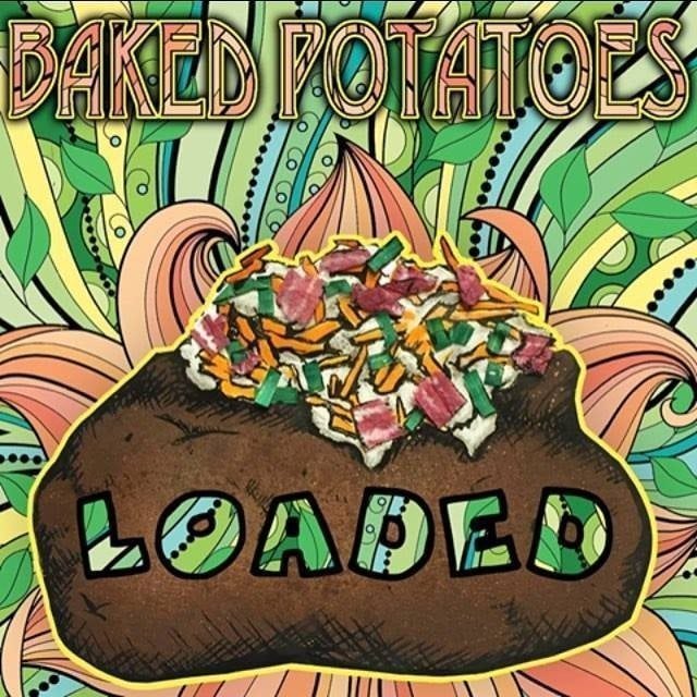 baked potatoes loaded