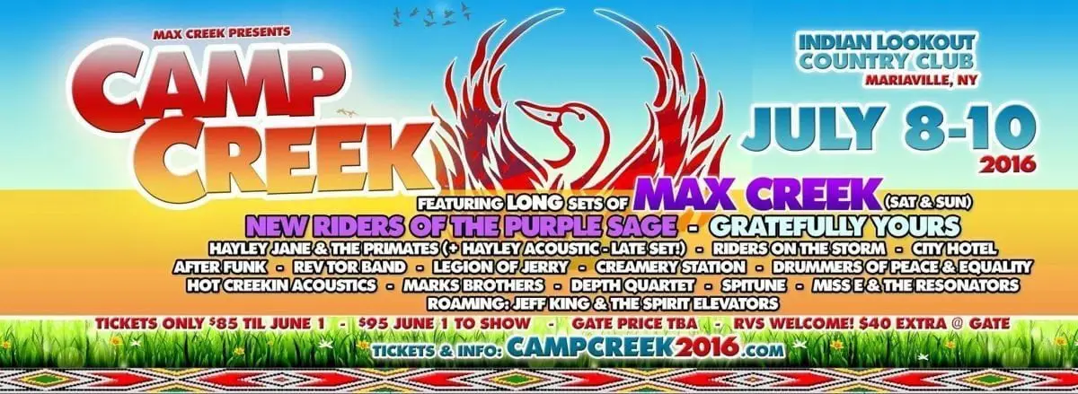 Festy News: Camp Creek Returns for 2016 - NYS Music