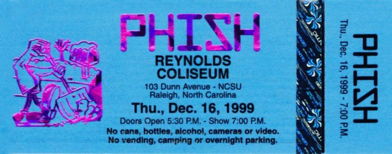 Phish Raleigh 1999
