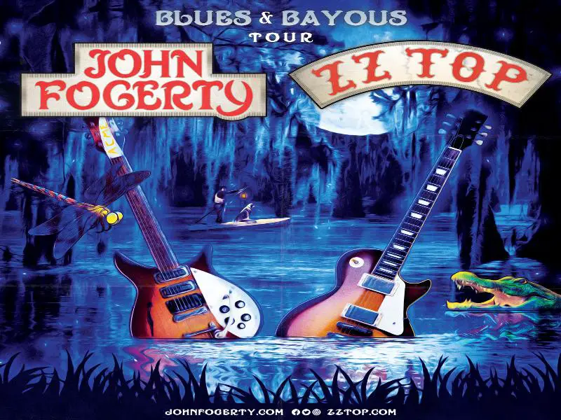 john fogerty & zz top blues & bayous tour