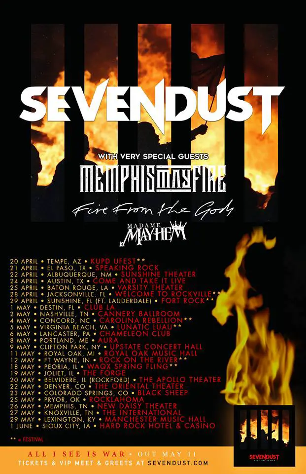 Sevendust Returns with New Album and Tour NYS Music