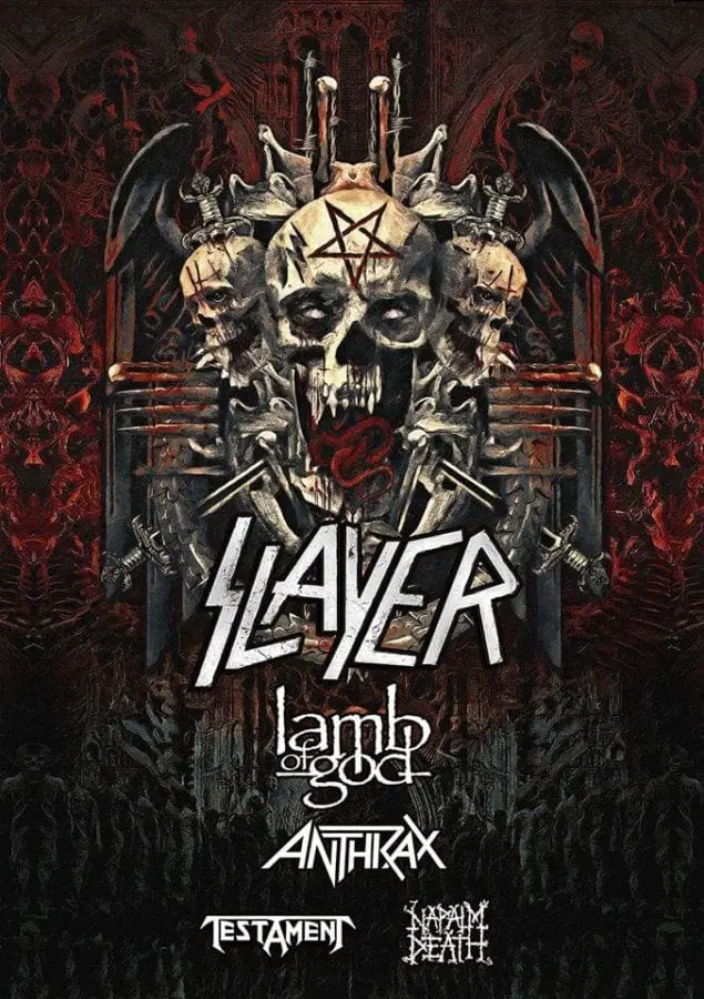 slayer farewell tour lineup