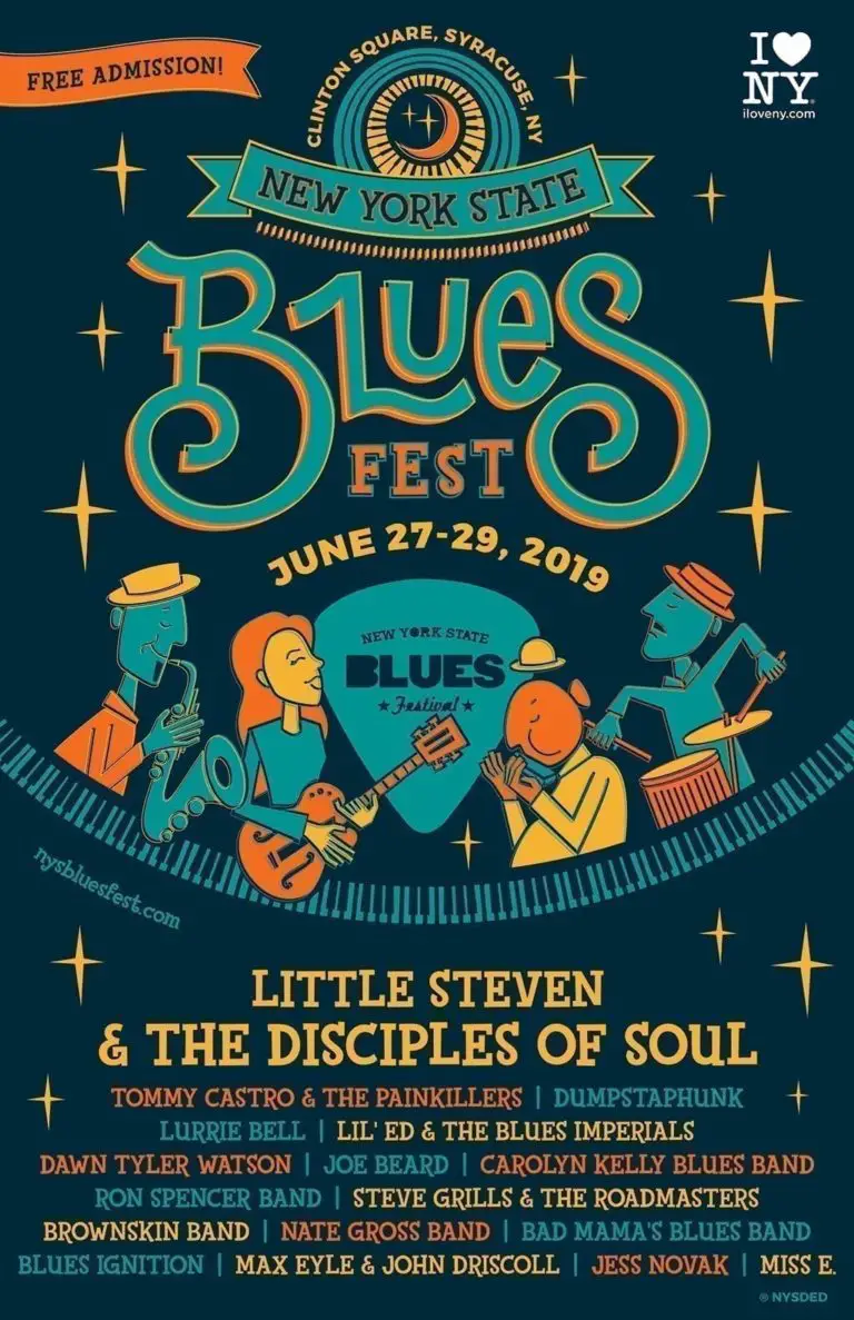 Lineup Announced for New York State Blues Festival