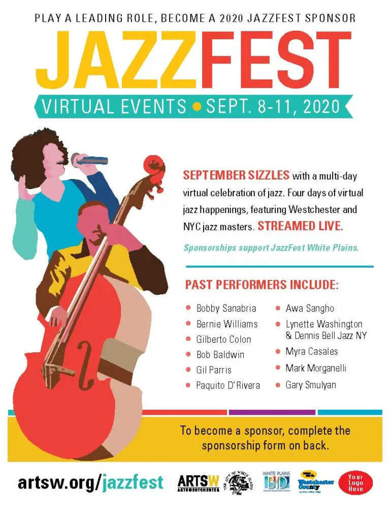 JazzFest White Plains Announced Virtual Festival Dates