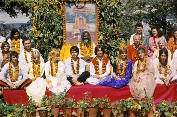 meeting the beatles in india