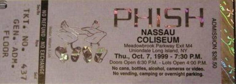 phish nassau 99