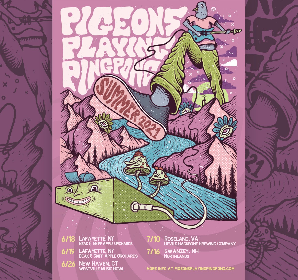 Pigeons Playing Ping Pong Announce Five Summer Dates, Starting in ...