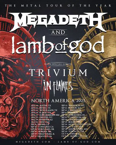 Lamb of God Megadeth