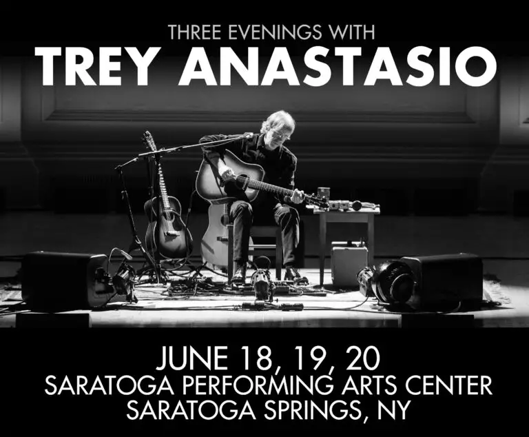 Trey Anastasio Announces 3 Night Solo Run At Spac Nys Music