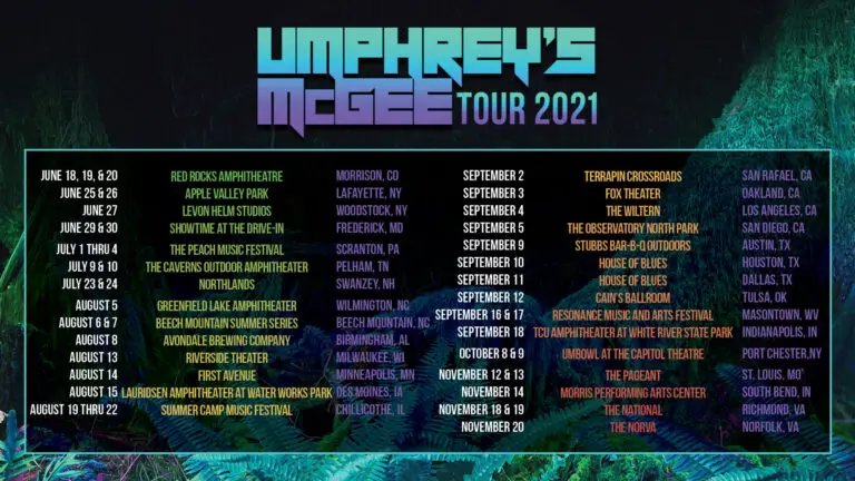 umphrey's mcgee 2021