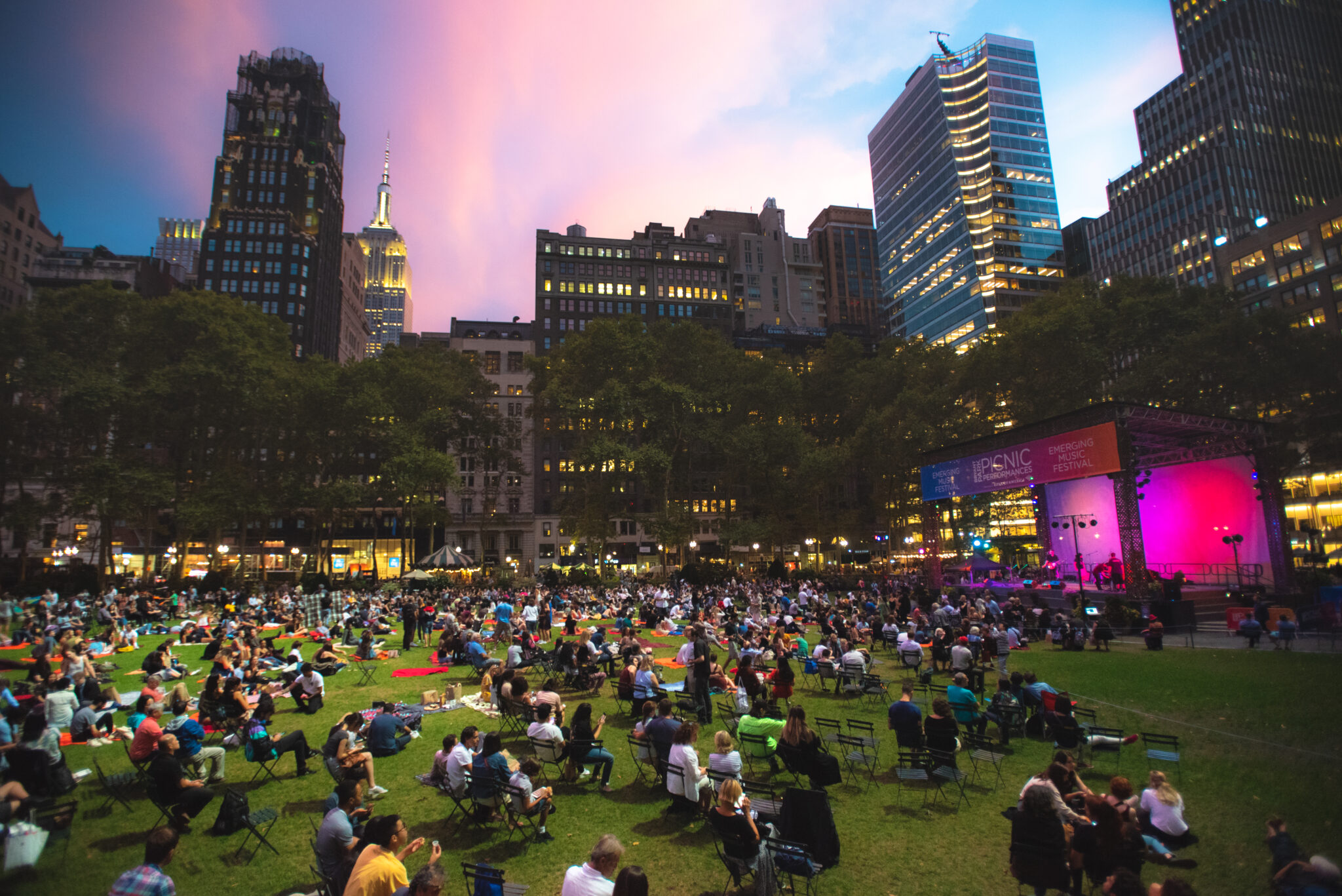 Bryant Park offers more than 20 Picnic Performances this Summer