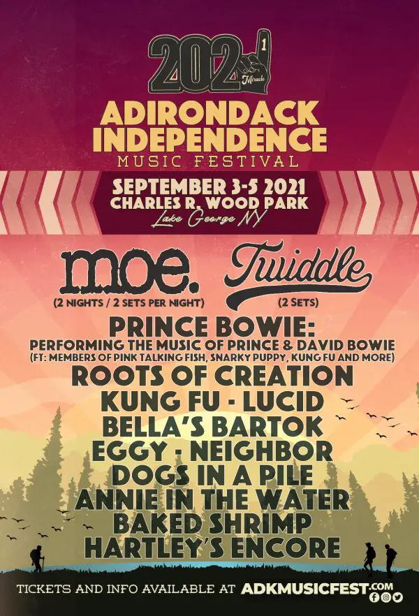 moe. and Twiddle to Headline 2021 ADK Music Festival, Daily Lineups ...