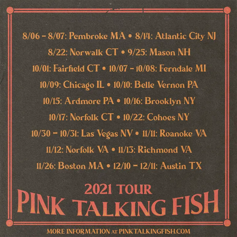 Pink Talking Fish 2021