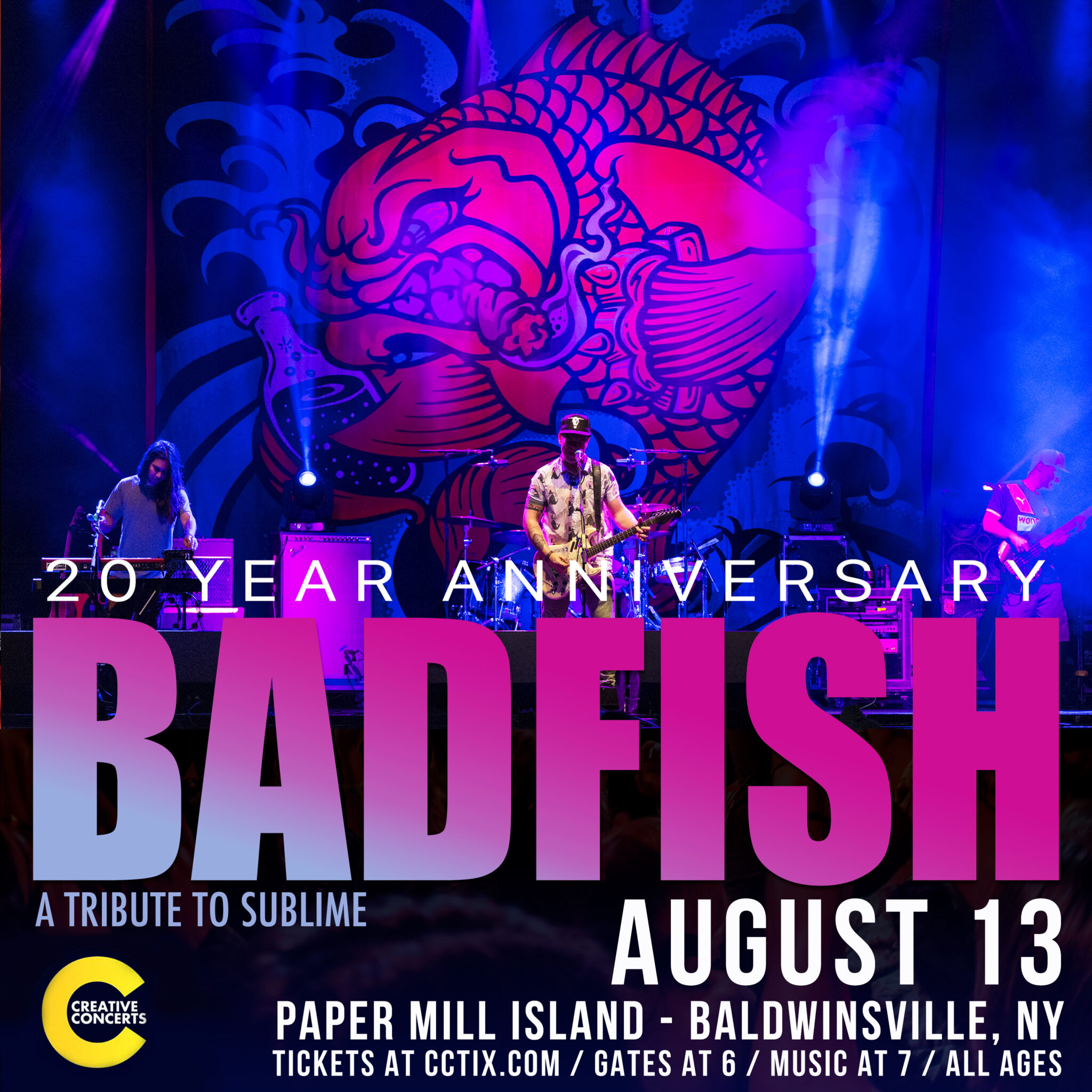 Badfish A Tribute to Sublime arrives at Paper Mill Island on August 13