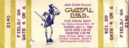 Grateful Dead Buffalo 1989