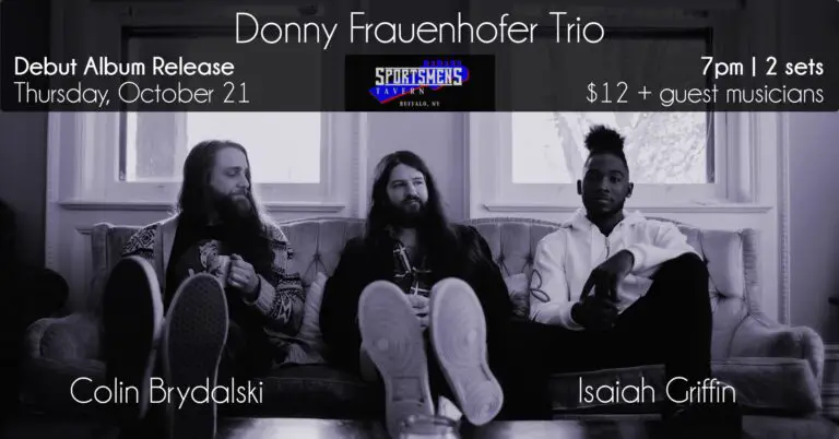 Donny Frauenhofer Trio Debut Album
