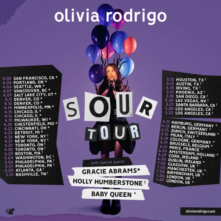 Olivia Rodrigo Sour Tour