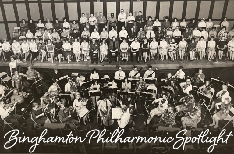 Fritz Wallenberg conducting Binghamton Symphony and Choral Society