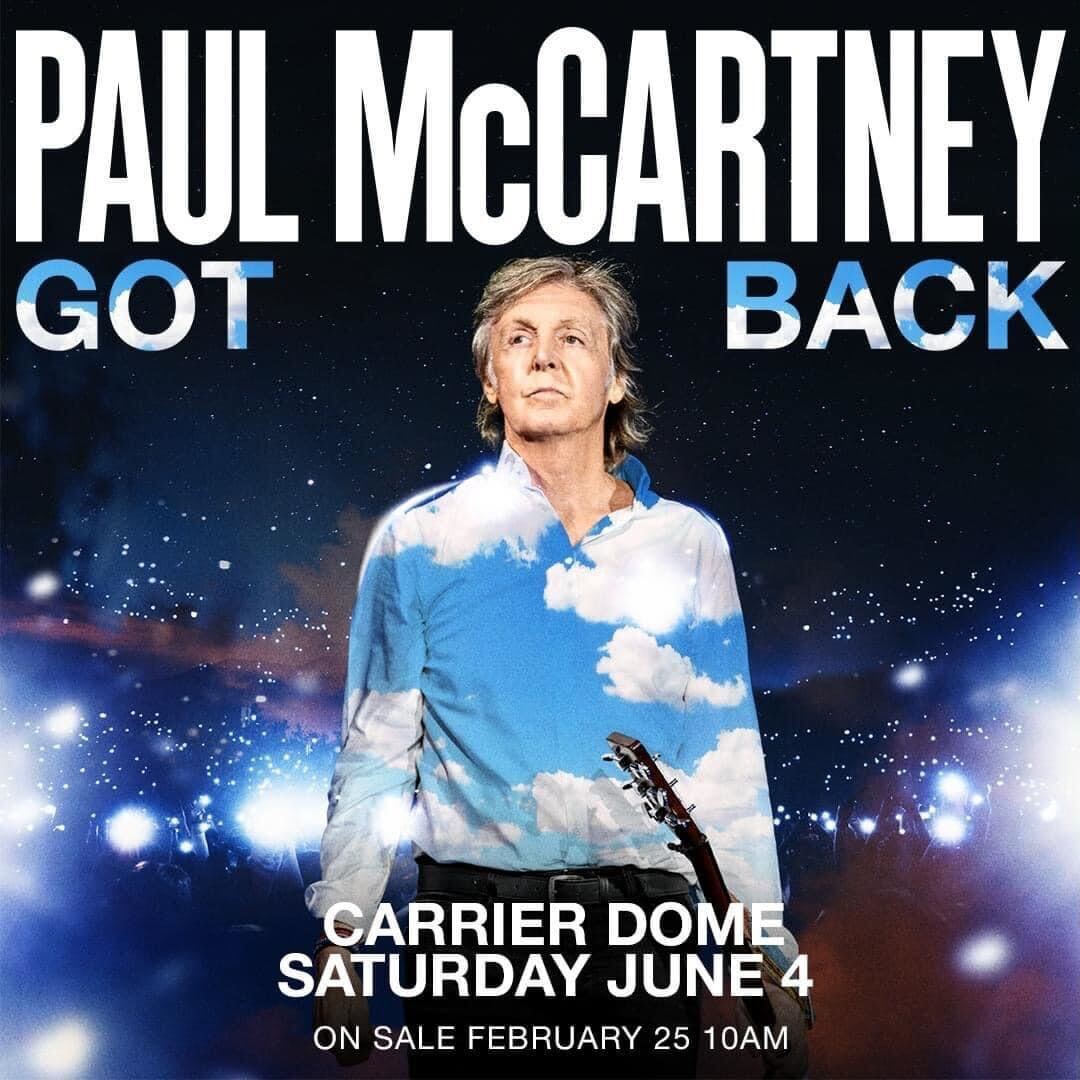 Paul McCartney carrier dome