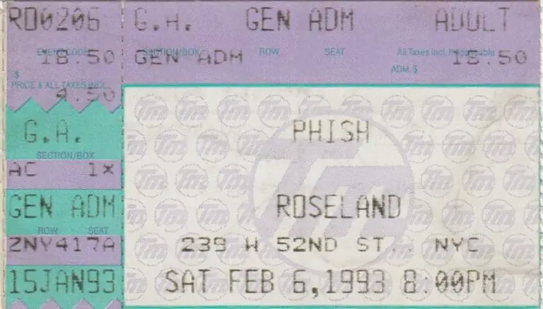 Phish Roseland