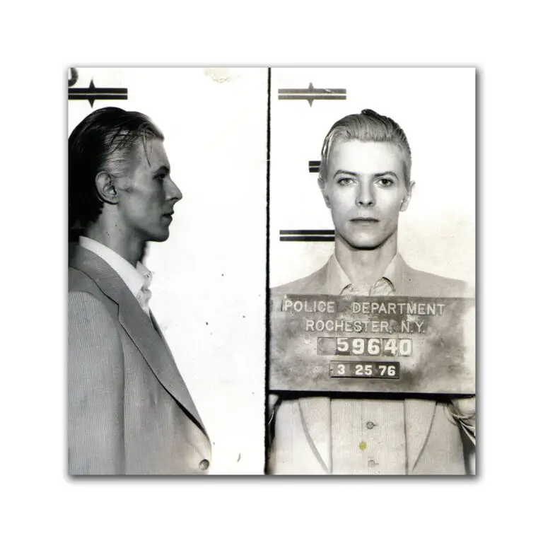 david bowie arrested