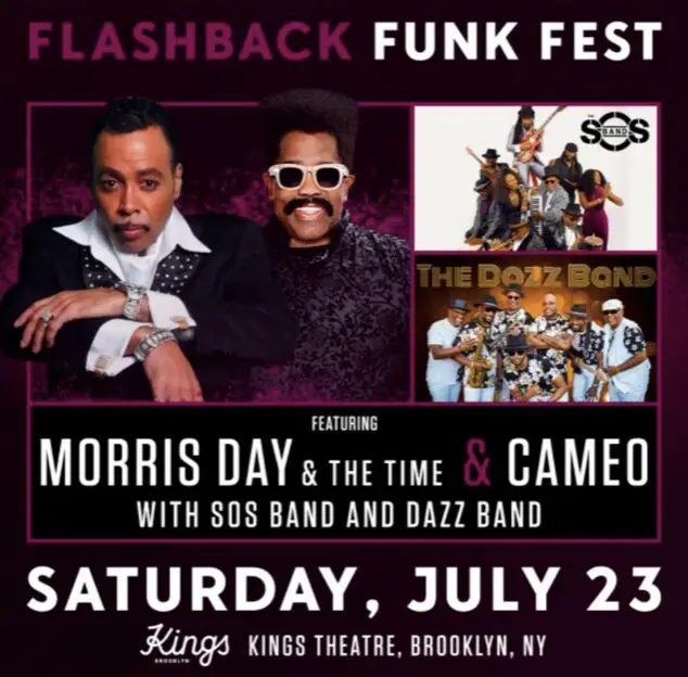 Morris Day and The Time & Cameo at Kings Theatre