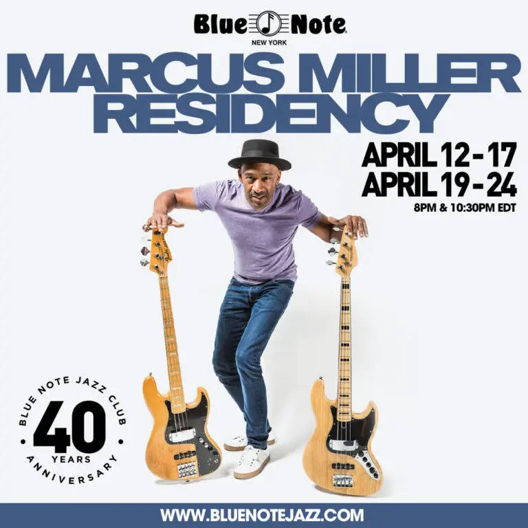 Blue Note New York Announces Two Week Marcus Miller Residency