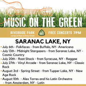 SL Music on the Green 6/11-8/10