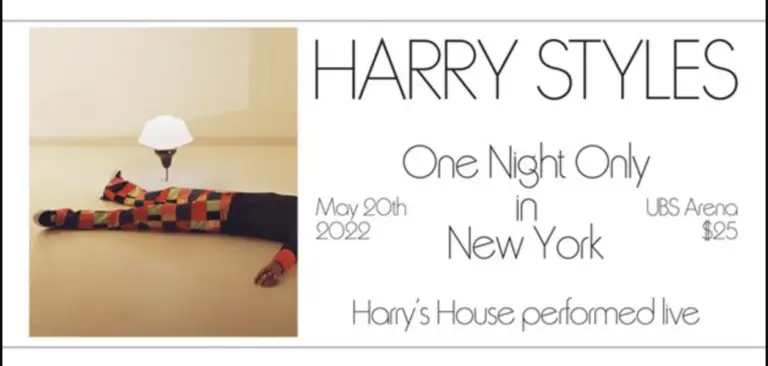 Harry Styles One Night Only