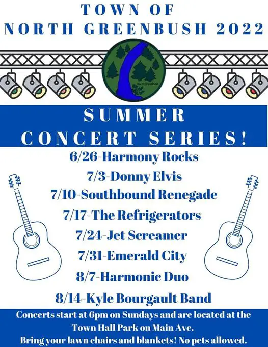 Rensselaer County Summer Concert Series Lineups