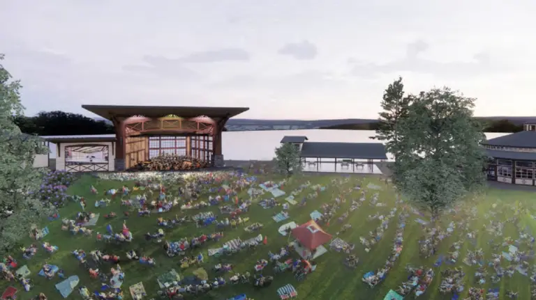 New renderings of Caroga Lake amphitheater