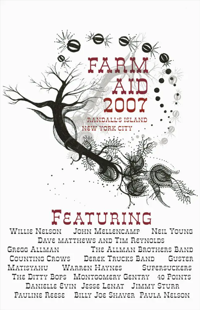 poster by Leigh Kosloski

farm aid 2007