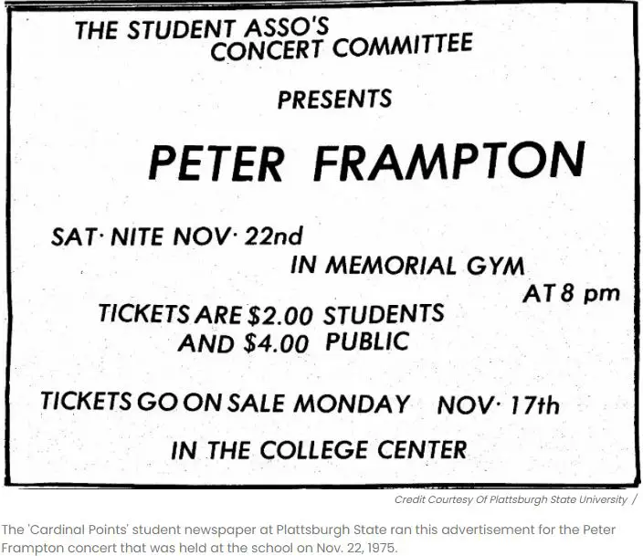 Frampton Comes Alive suny plattsburgh