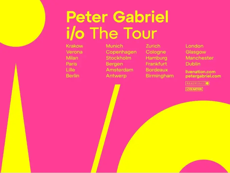 Peter Gabriel io tour
