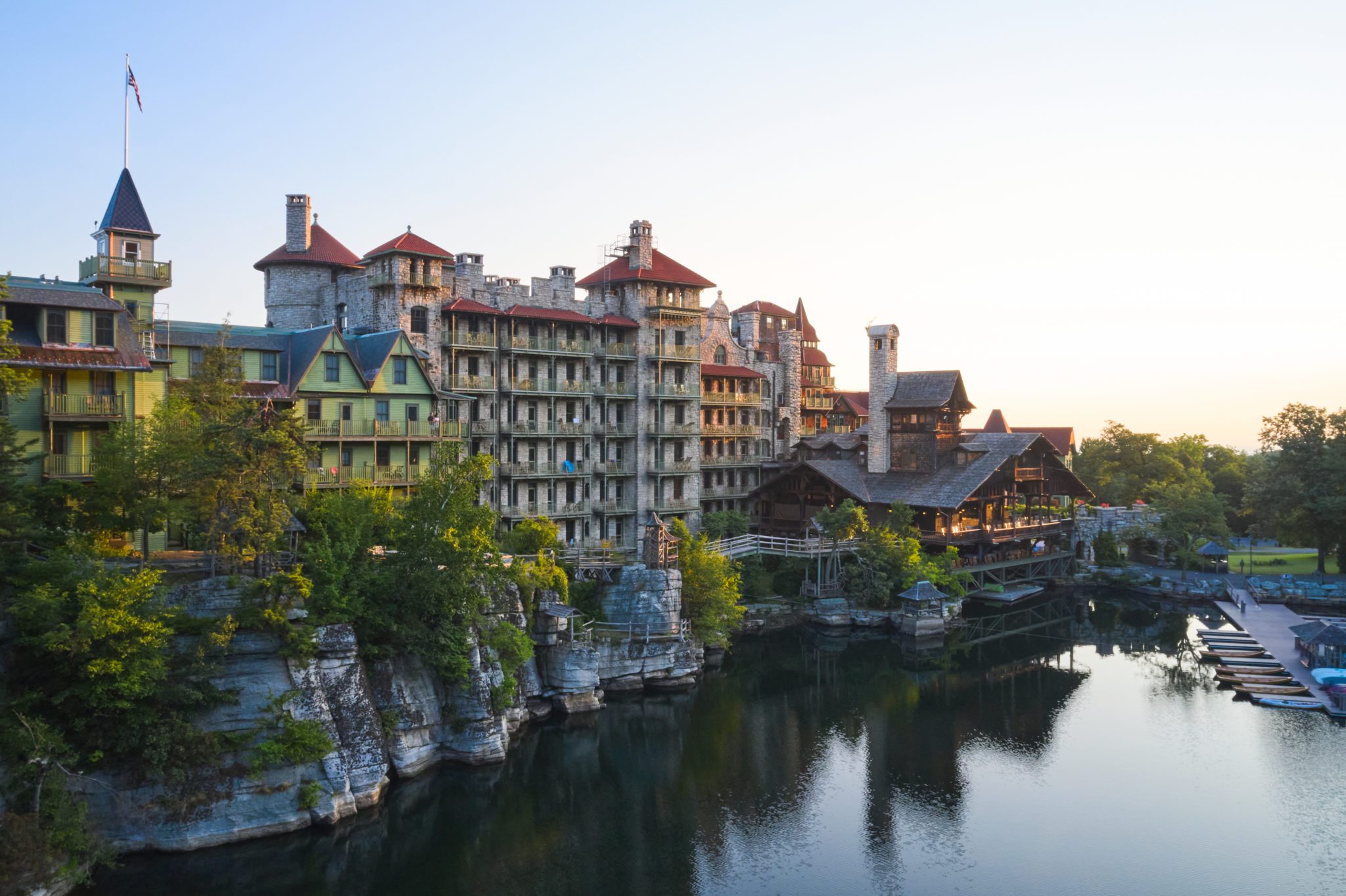 Aerial View of Mohonk Mountain House