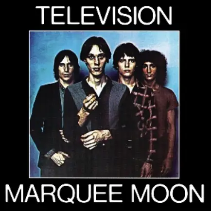 Television's debut album Marquee Moon released 1977. Verlaine, 2nd fromm left