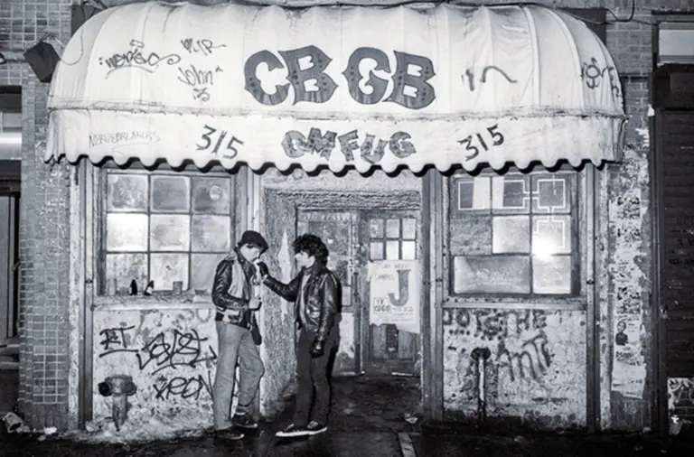CBGB played an important role nurturing early punk bands like Television and the Ramones