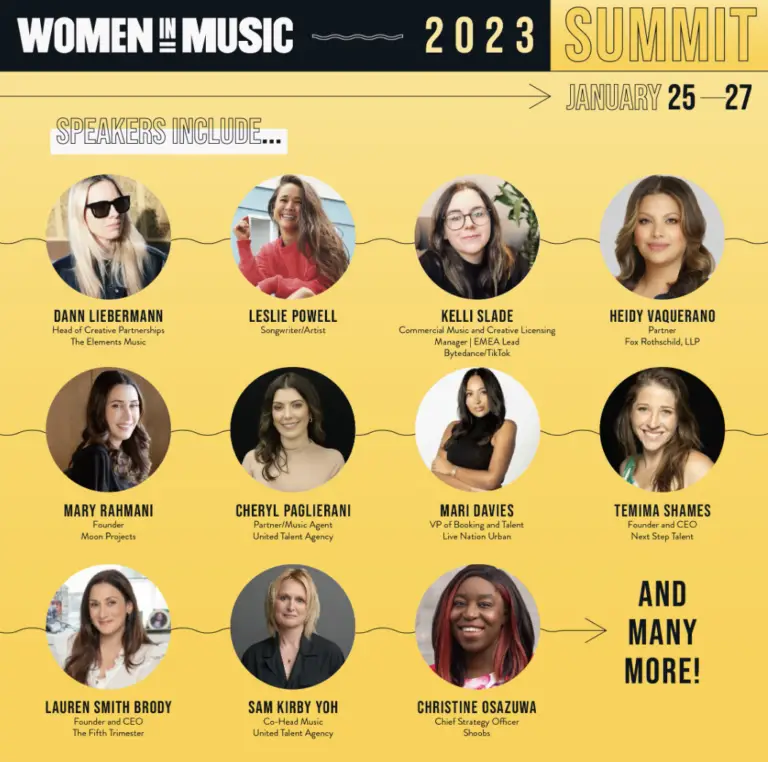 Women in Music Announce Programming for Third Annual Summit