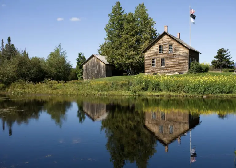 John Brown's home at John Brown Farm in North Elba, NY, 3 miles southeast of Lake Placid. capecodphoto/Getty Images