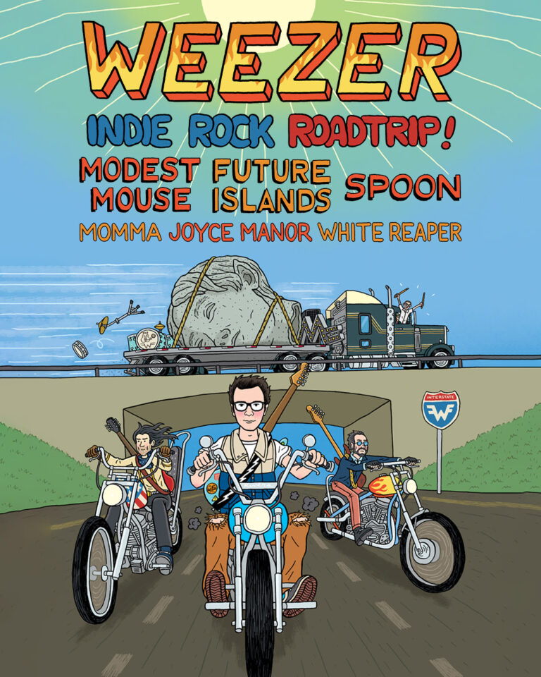 Weezer forest hills stadium indie rock roadtrip