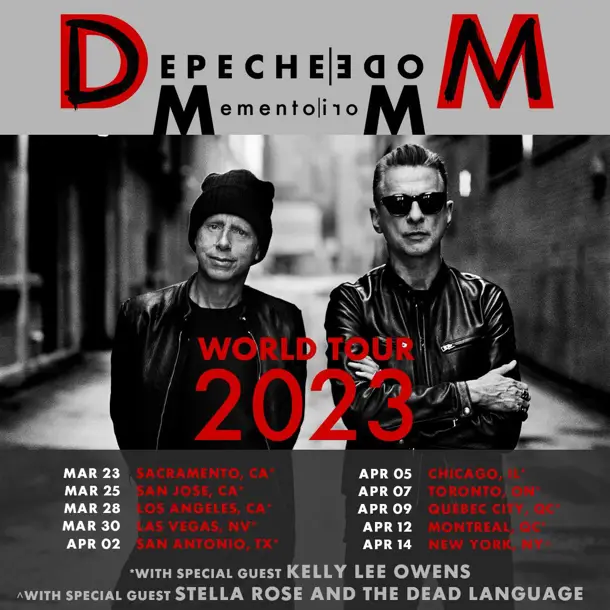Depeche Mode Embark on 2023 Memento Mori World Tour with a Stops
