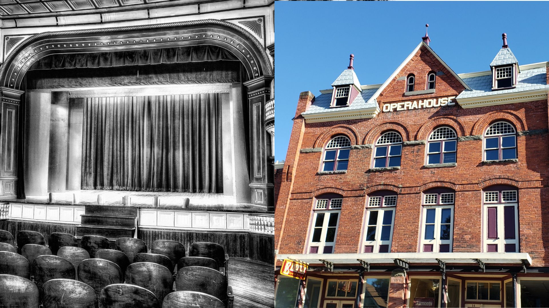 The Earlville Opera House Then and Now